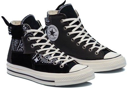 Converse Chuck Taylor All Star 70 Hi Patchwork Paisley Negro 172906C Lookbook Converse Chuck Taylor All Star 70 Hi Patchwork Paisley Negro 172906C