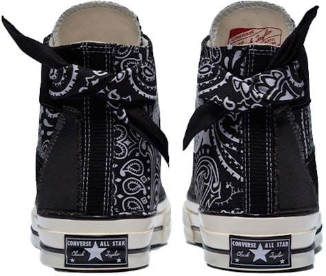 Converse 佩斯利印花 Chuck Taylor All Star 1970s 男女款 黑與白色 Purchase Converse 佩斯利印花 Chuck Taylor All Star 1970s 男女款 黑與白色