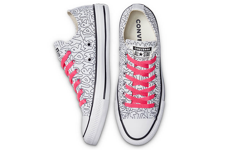Converse Chuck Taylor All Star Canvas Shoes /Black/Pink 'White' 圖 4