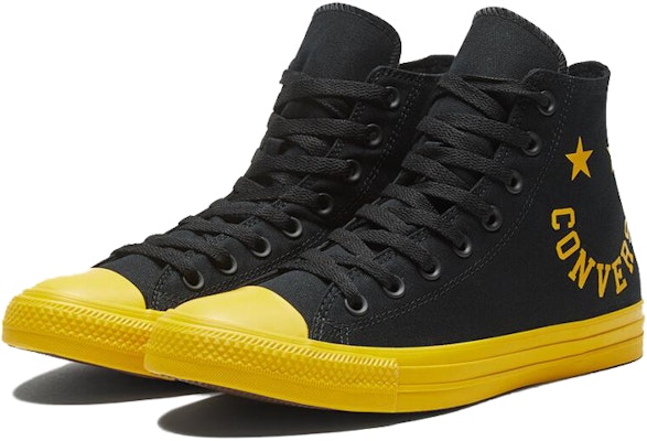 匡威 查克泰勒全明星 '黑色/黄色' 168117C Shop 匡威 查克泰勒全明星 '黑色/黄色' 168117C