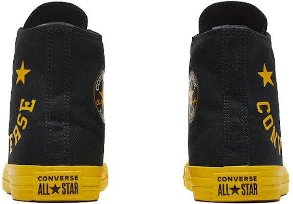 匡威 查克泰勒全明星 '黑色/黄色' 168117C Purchase 匡威 查克泰勒全明星 '黑色/黄色' 168117C