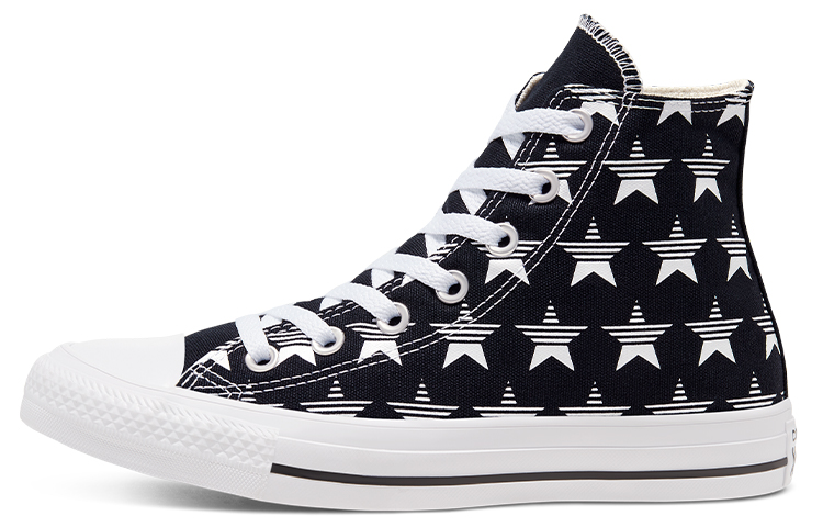 Converse Chuck Taylor All Star 'Black White Stars' 168808C