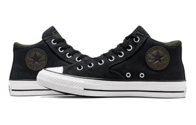Lookbook Converse Chuck Taylor All Star 'Kanvas Hitam Mid-Top' A06606C