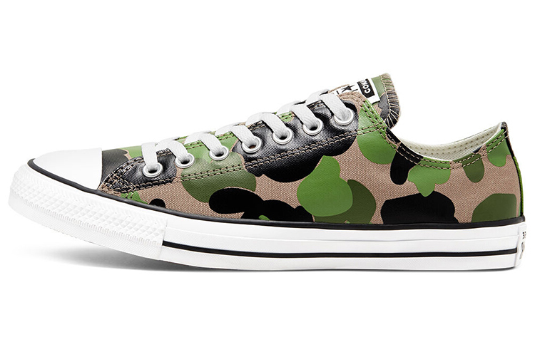Buy 匡威 Chuck Taylor All Star 绿色迷彩 166715C