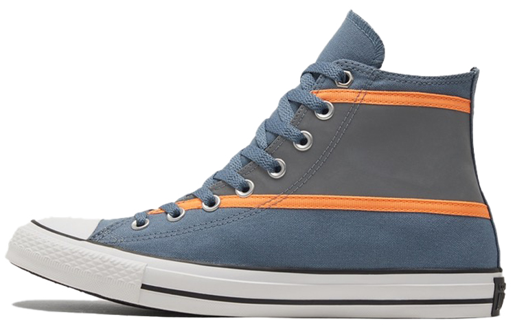 Buy 匡威Chuck Taylor All Star 輕便減震 高筒復古帆布鞋 男女款 藍灰色