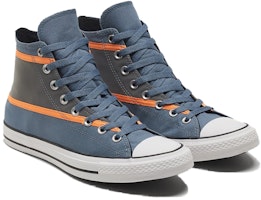 匡威Chuck Taylor All Star 輕便減震 高筒復古帆布鞋 男女款 藍灰色 Lookbook 匡威Chuck Taylor All Star 輕便減震 高筒復古帆布鞋 男女款 藍灰色