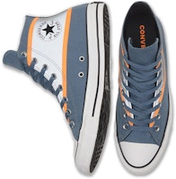 匡威Chuck Taylor All Star 輕便減震 高筒復古帆布鞋 男女款 藍灰色 Shop 匡威Chuck Taylor All Star 輕便減震 高筒復古帆布鞋 男女款 藍灰色