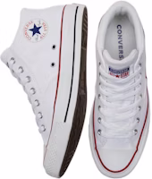 Converse Chuck Taylor All Star Malden Street 防滑耐磨 中筒 帆布鞋 男女款 白紅 Lookbook Converse Chuck Taylor All Star Malden Street 防滑耐磨 中筒 帆布鞋 男女款 白紅