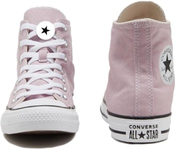 Converse All Star 流行舒適 防滑耐磨 高筒 帆布鞋 男女同款 粉 Lookbook Converse All Star 流行舒適 防滑耐磨 高筒 帆布鞋 男女同款 粉