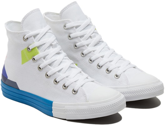 Converse Chuck Taylor All Star Zapatos de Lona Blanco/Azul 173184C Lookbook Converse Chuck Taylor All Star Zapatos de Lona Blanco/Azul 173184C