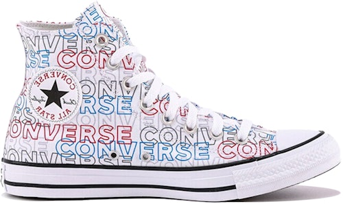 Converse Chuck Taylor All Star 白藍紅色 Order Converse Chuck Taylor All Star 白藍紅色