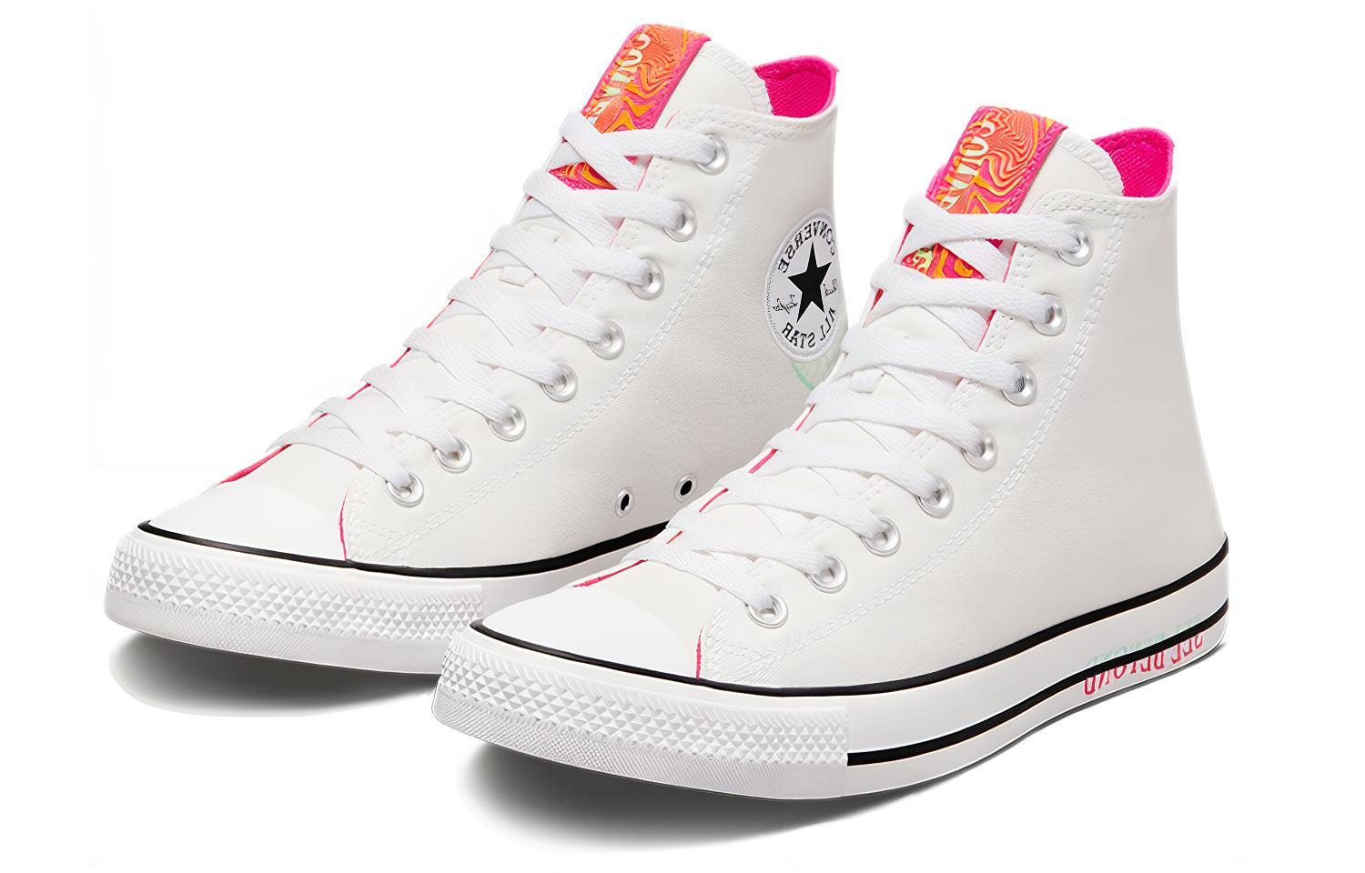 Lookbook Converse Chuck Taylor All Star 高筒休閒帆布鞋 男女款 白色