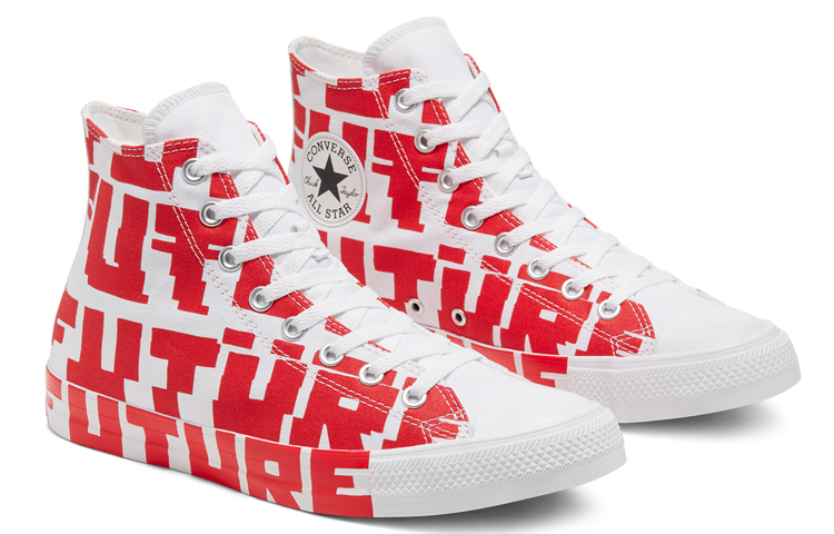 Lookbook 匡威Chuck Taylor All Star白红配色篮球鞋 168554C