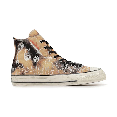 Converse Chuck Taylor All Star Aged 87 HC Hi Stranger Things Bleached Black
