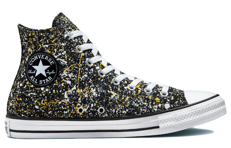 Lookbook チャックテイラー ペイントスプラッター 黒黄 (Chuck Taylor ペイント 黒黄) A00468F