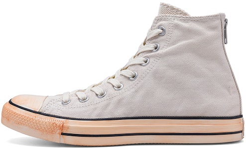Converse Chuck Taylor All Star Back Zip High 'Turtledove' Beige Cremoso 144772C Buy Converse Chuck Taylor All Star Back Zip High 'Turtledove' Beige Cremoso 144772C