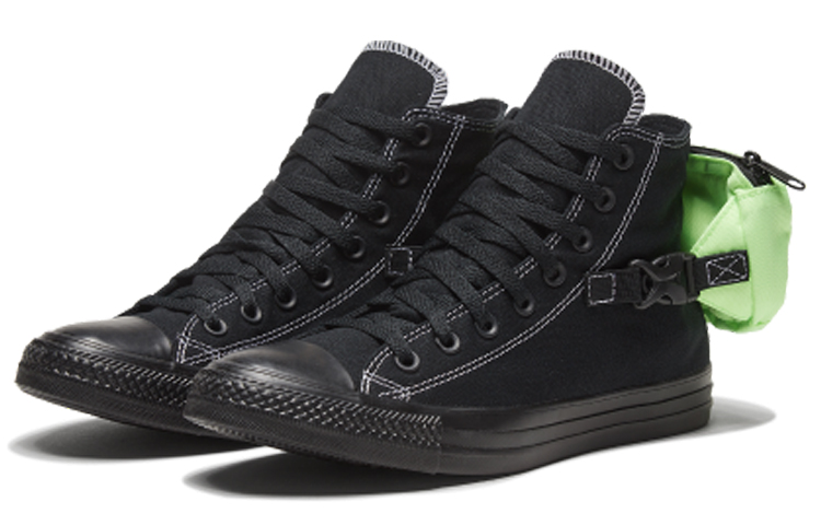 Lookbook Converse Chuck Taylor All Star Buckle Up 'Kasual Fashion Kanvas Hitam' 168262C