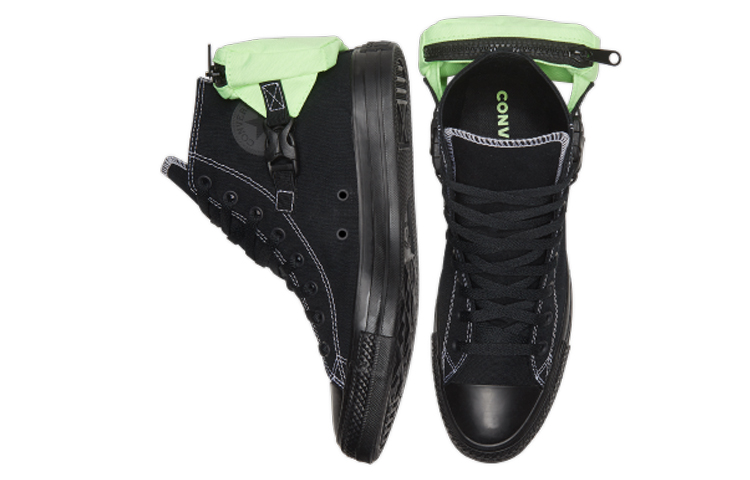 Shop Converse Chuck Taylor All Star Buckle Up 'Kasual Fashion Kanvas Hitam' 168262C