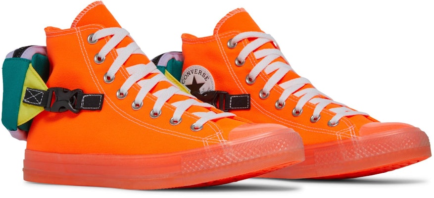 Converse Chuck Taylor All Star Buckle Up High 'Total Orange' Lelaki 169031C Cheap Converse Chuck Taylor All Star Buckle Up High 'Total Orange' Lelaki 169031C