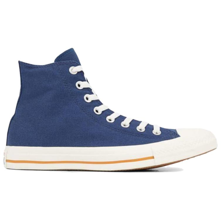 Order Converse Chuck Taylor All Star 彩標 防滑耐磨 高筒 帆布鞋 男女款 深藍色