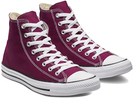 컨버스 척 테일러 올스타 캔버스 하이 '마룬' M9613 Lookbook 컨버스 척 테일러 올스타 캔버스 하이 '마룬' M9613