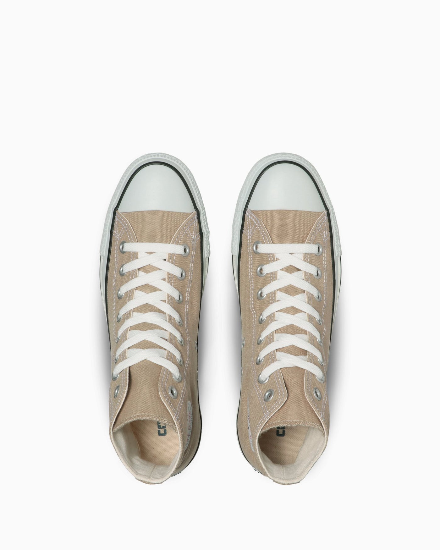 Shop Converse Chuck Taylor All Star 高筒米色休閒鞋 32664389