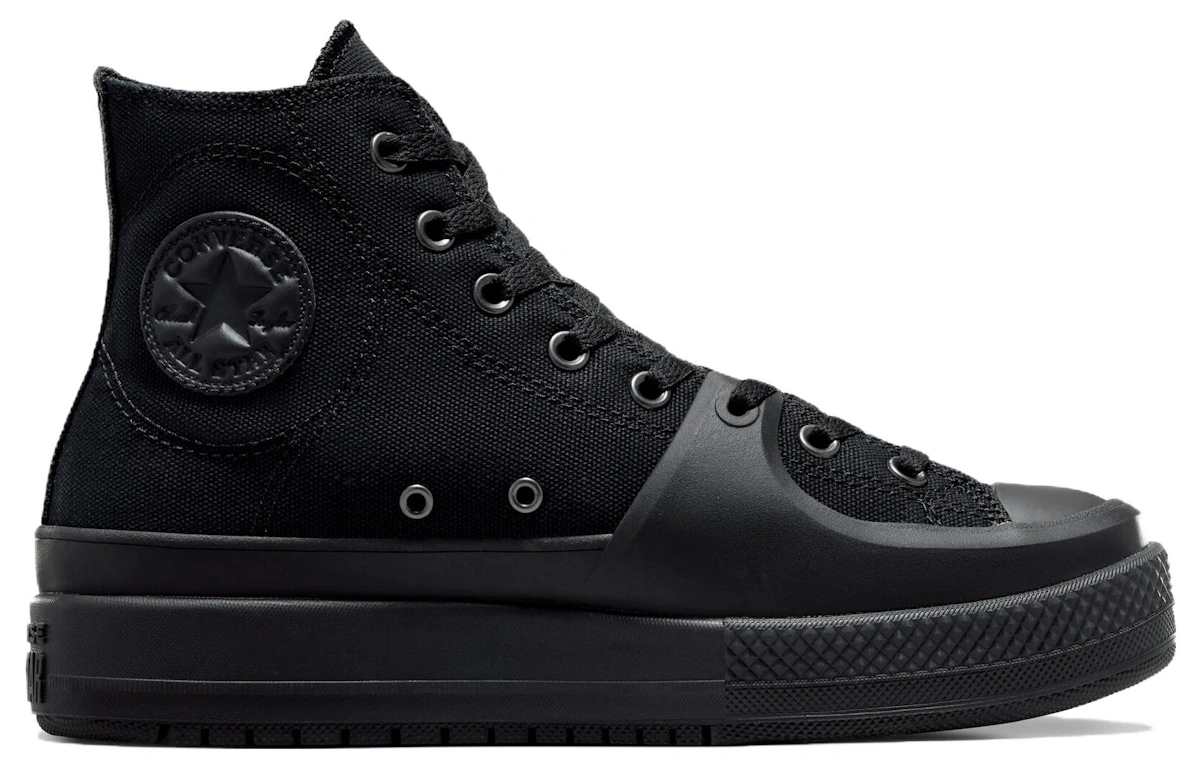 Converse Chuck Taylor All Star Construct High 'Mono Canvas - Triple Black'