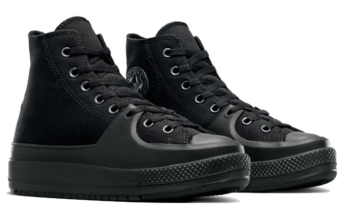 Converse Chuck Taylor All Star Construct High 'Mono Canvas - Triple Black'