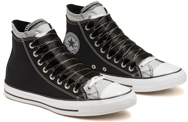 Converse Doble Capa Chuck Taylor All Star 'Negro Plata' 167467C Shop Converse Doble Capa Chuck Taylor All Star 'Negro Plata' 167467C