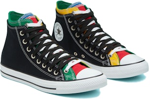 Converse Chuck Taylor All Star Double Upper Tinggi 'Hitam Multi' 167417F Lookbook Converse Chuck Taylor All Star Double Upper Tinggi 'Hitam Multi' 167417F