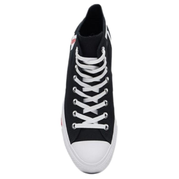 Converse Chuck Taylor All Star Fear Love Hi-Top Sneakers Black/White/Red 圖 2