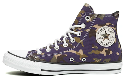 Converse Chuck Taylor All Star Allover Camo High Top Purple 'Multi'