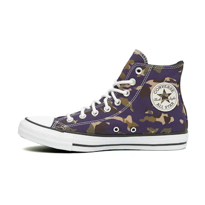 Converse Chuck Taylor All Star Allover Camo High Top Purple 'Multi'