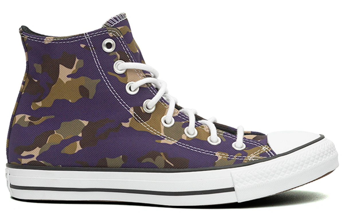 Converse Chuck Taylor All Star Allover Camo High Top Purple 'Multi'
