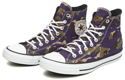 Converse Chuck Taylor All Star Allover Camo High Top Purple 'Multi'