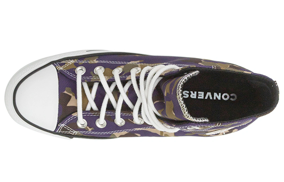 Converse Chuck Taylor All Star Allover Camo High Top Purple 'Multi'