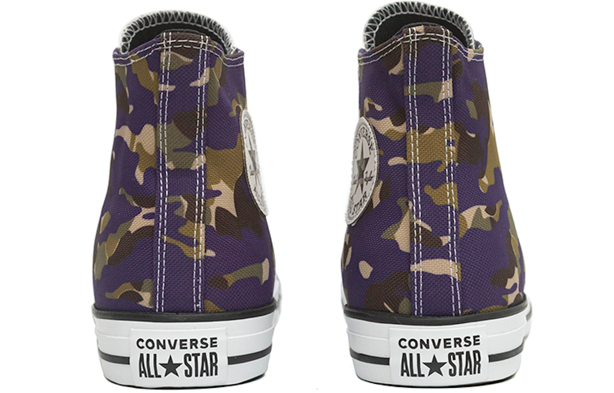 Converse Chuck Taylor All Star Allover Camo High Top Purple 'Multi'