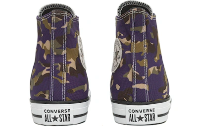 Converse Chuck Taylor All Star Allover Camo High Top Purple 'Multi'