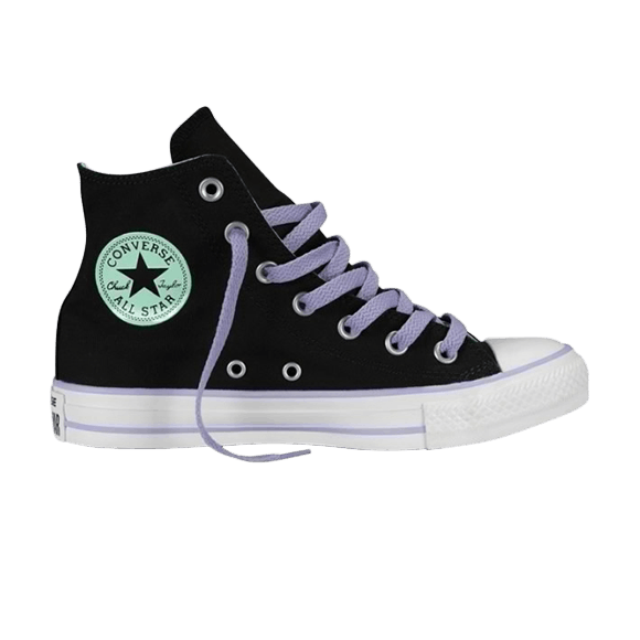 Buy Converse Chuck Taylor All Star Hi 'Negro Menta Púrpura' 142382