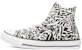(W) Converse Chuck Taylor All Star Hi 'Hitam Putih' 571080C