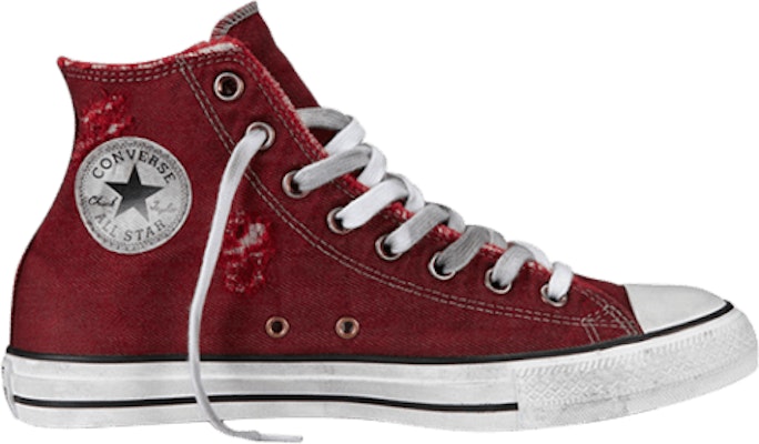 Chuck taylor all sales star frayed denim