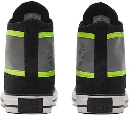 Converse Chuck Taylor All Star Hi-Vis 減震包覆性防滑 高筒 板鞋 男女兩用 黑綠灰 Purchase Converse Chuck Taylor All Star Hi-Vis 減震包覆性防滑 高筒 板鞋 男女兩用 黑綠灰