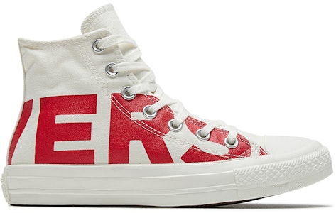 コンバース チャックテイラー ロゴ ハイ "白/赤" 159532C Order コンバース チャックテイラー ロゴ ハイ "白/赤" 159532C