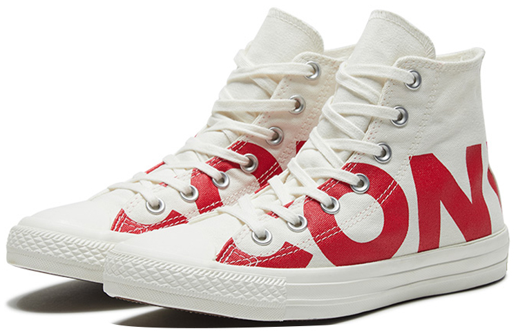 Lookbook Converse Chuck Taylor All Star Hi Top LOGO 'Blanco Rojo' 159532C