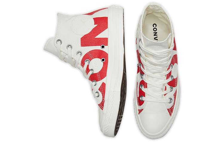 Shop Converse Chuck Taylor All Star Hi Top LOGO 'Blanco Rojo' 159532C