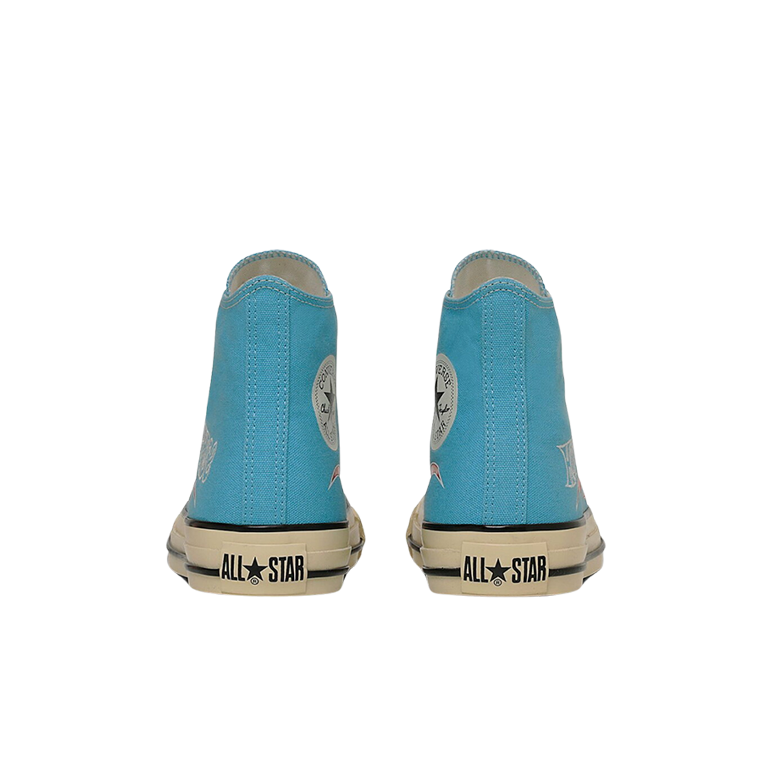 Lookbook Converse Chuck Taylor All Star Hi Aged Hot Wheels Flames Biru Langit 31314050