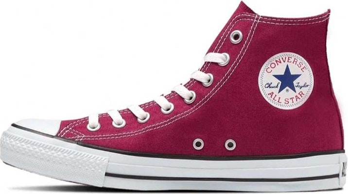 Converse 帆布 ALL STAR HI 帆布鞋 男女同款 紫紅色 Buy Converse 帆布 ALL STAR HI 帆布鞋 男女同款 紫紅色