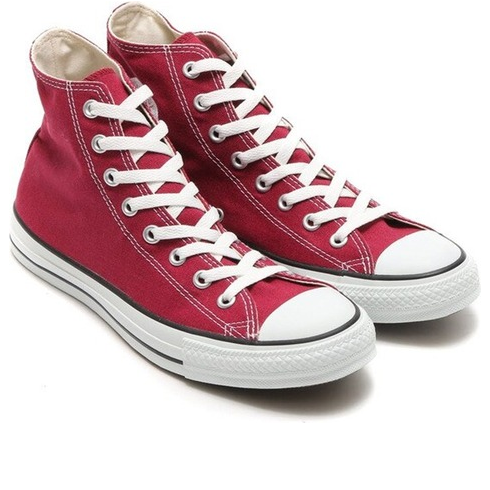 Lookbook Converse 帆布 ALL STAR HI 帆布鞋 男女同款 紫紅色