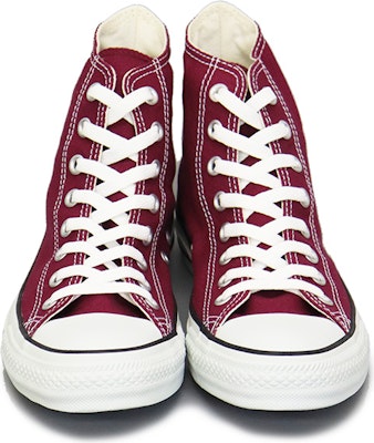 Converse 帆布 ALL STAR HI 帆布鞋 男女同款 紫紅色 Shop Converse 帆布 ALL STAR HI 帆布鞋 男女同款 紫紅色