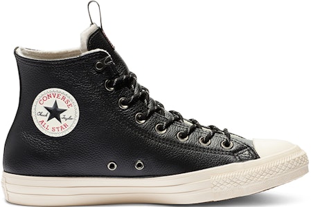Converse Chuck Taylor All Star Hi Kulit 'Hitam' 162386C Order Converse Chuck Taylor All Star Hi Kulit 'Hitam' 162386C